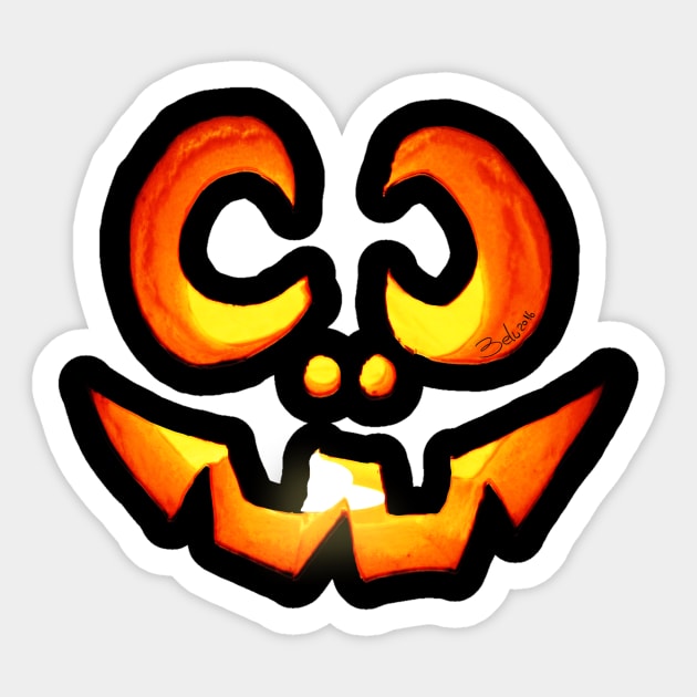 JACK O LANTERN MAN Sticker by BeUnited